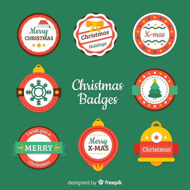 Creative christmas label pack