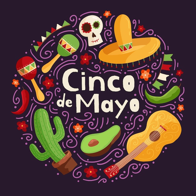 Creative cinco de mayo background