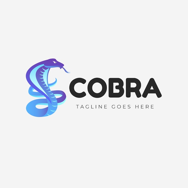 Free vector creative cobra logo template