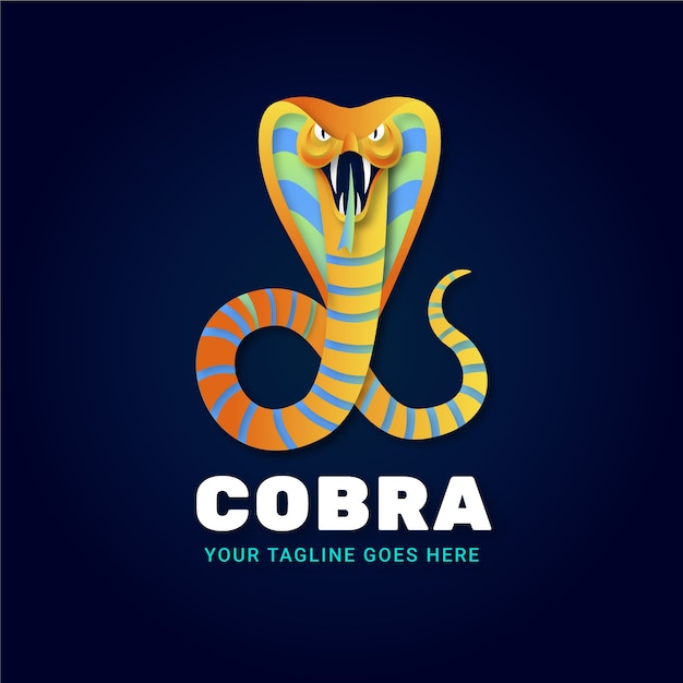 Creative cobra logo template