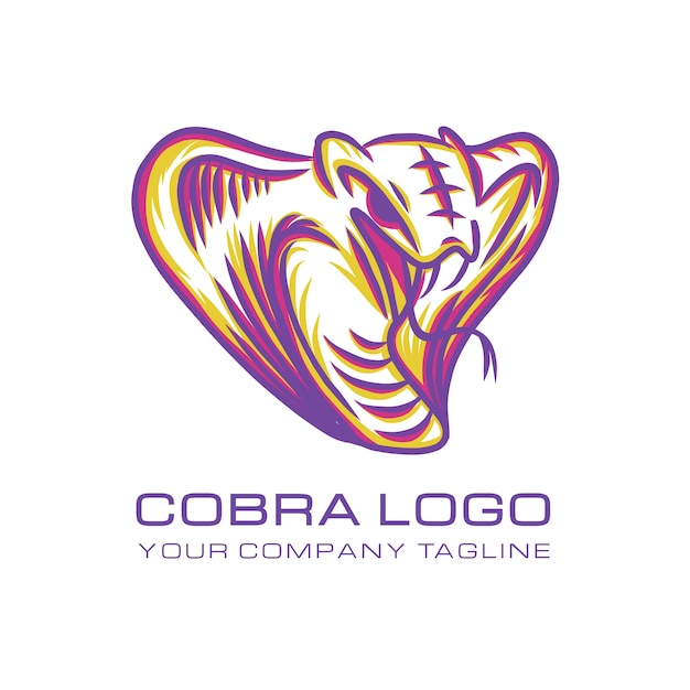 Free vector creative cobra logo template