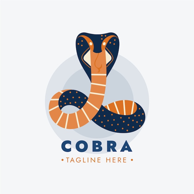 Free vector creative cobra logo template