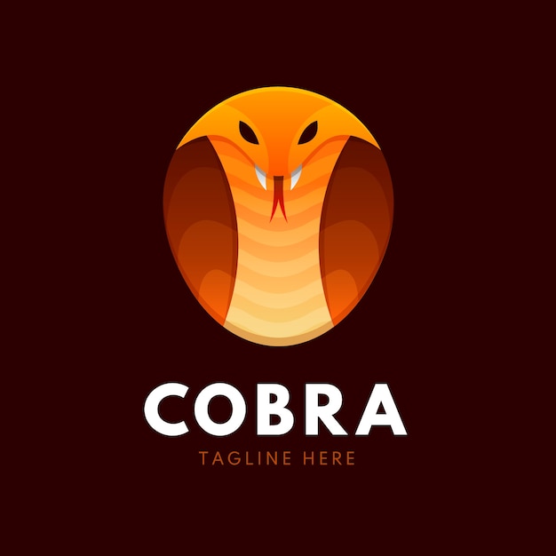 Free vector creative cobra logo template