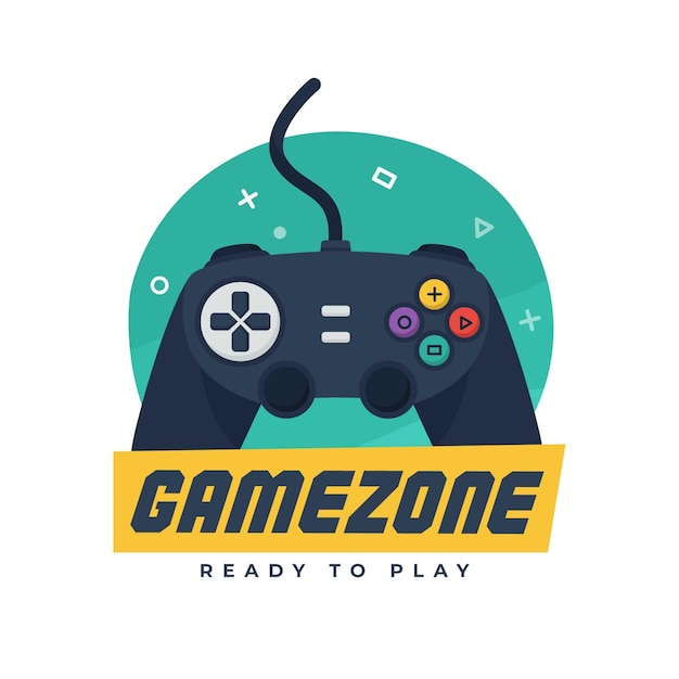 Creative colorful gaming logo