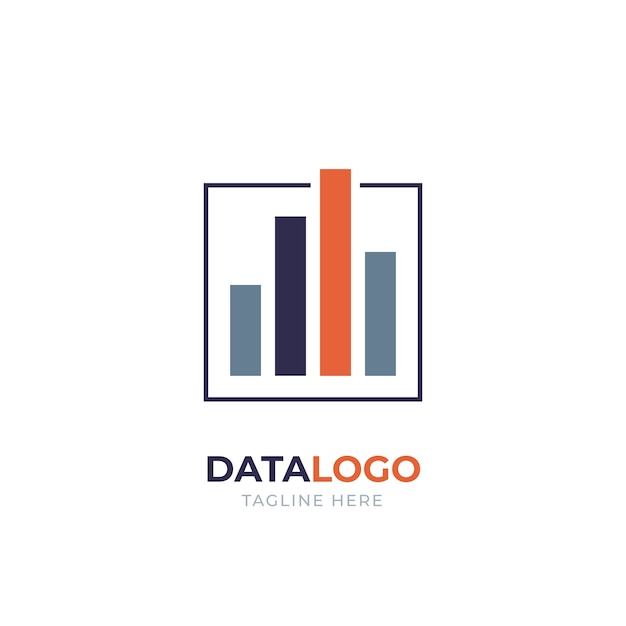 Creative data logo template