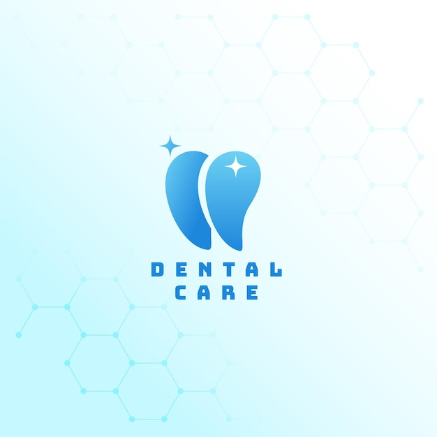 Free Vector creative dentistry dental tooth care logo template