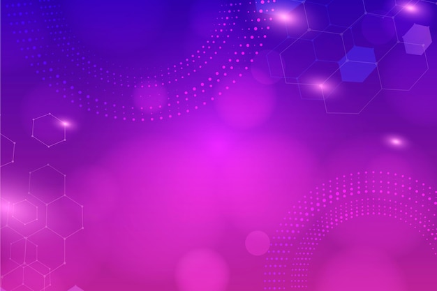 Creative gradient futuristic background