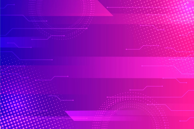 Creative gradient futuristic background