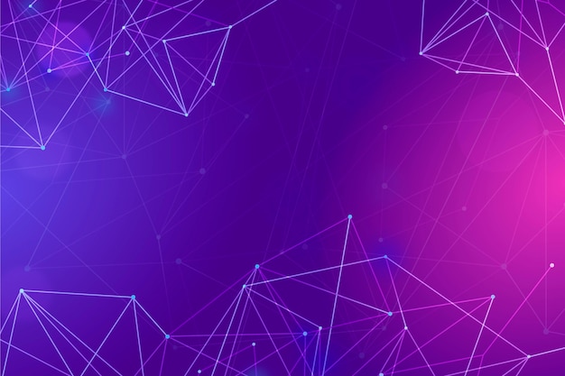 Creative gradient futuristic background