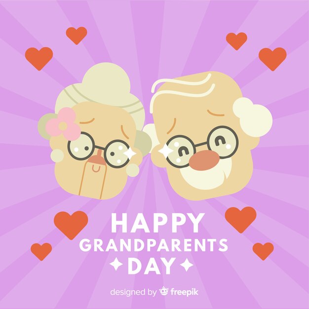 Creative grandparents day background