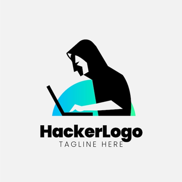 Creative hacker logo template