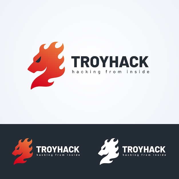 Creative hacker logo template