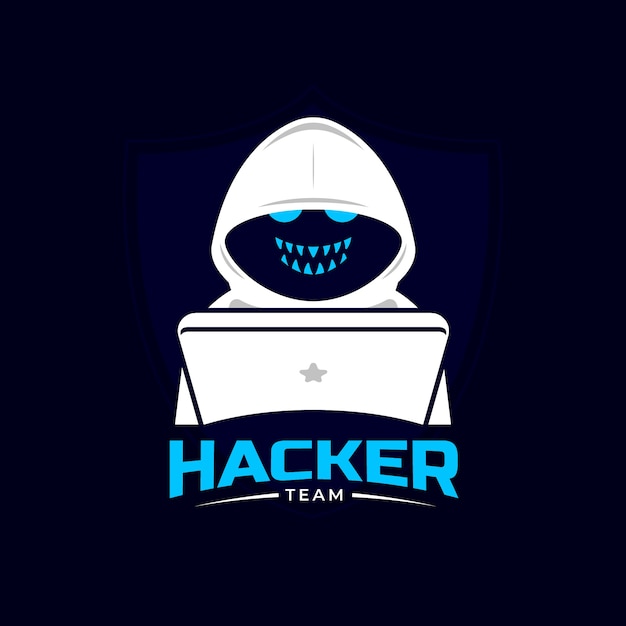 Creative hacker logo template