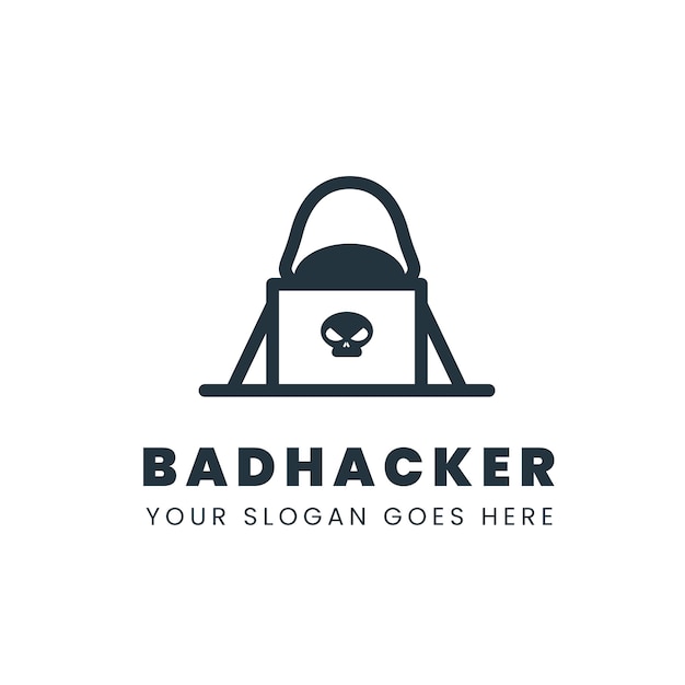 Creative hacker logo template