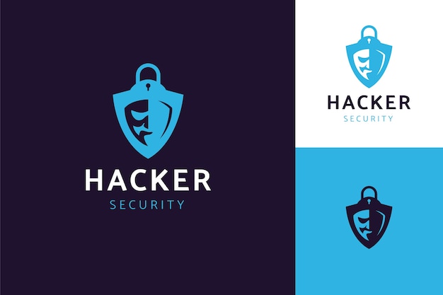 Creative hacker logo template