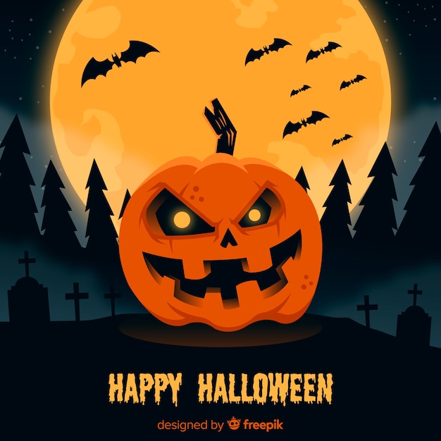 Creative halloween background