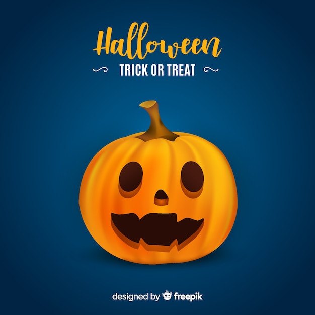 Creative halloween pumpkin background