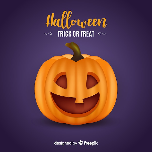 Creative halloween pumpkin background