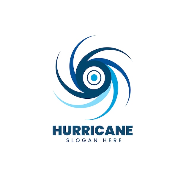 Creative hurricane logo template