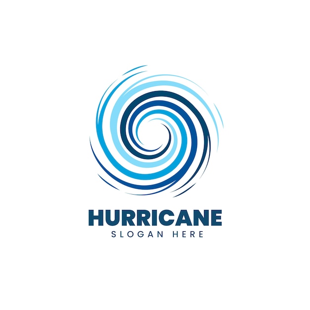 Creative hurricane logo template