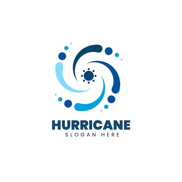 Creative hurricane logo template