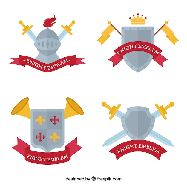 Creative knight emblems