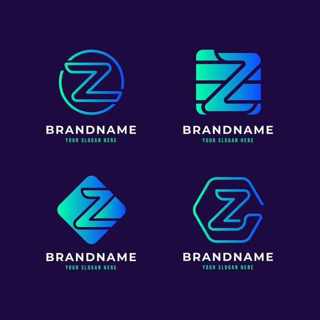 Creative letter z logo templates