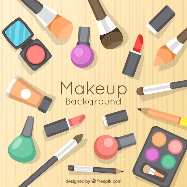 Creative makeup background