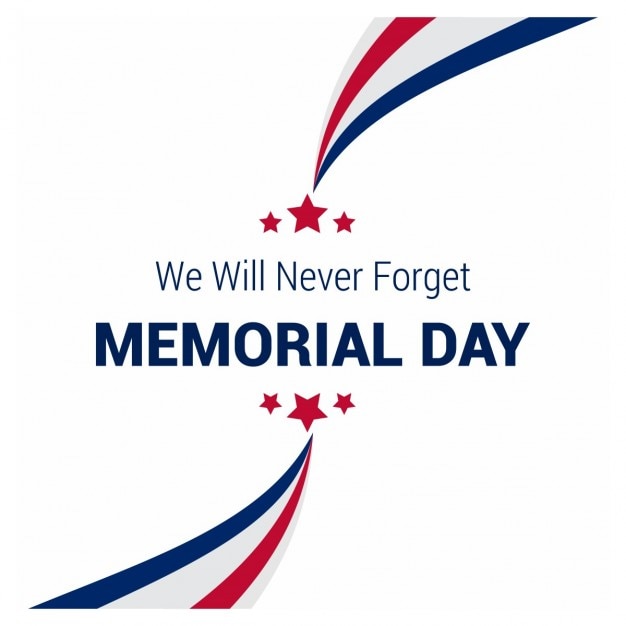 Creative memorial day background