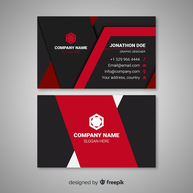 Creative modern business card template design