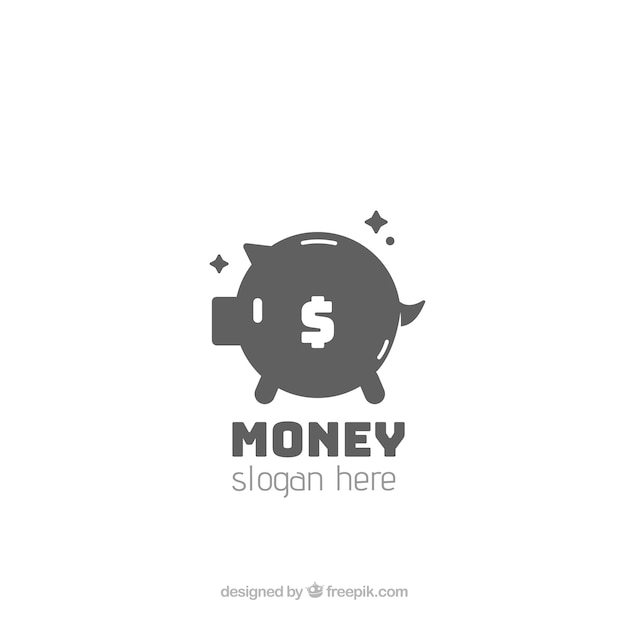 Creative money logo concept