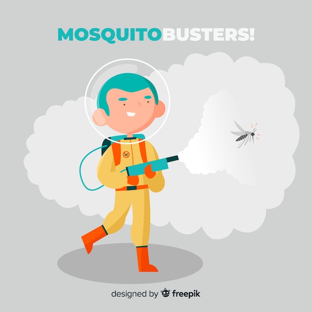 Creative mosquito control background