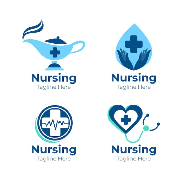 Creative nurse logo templates