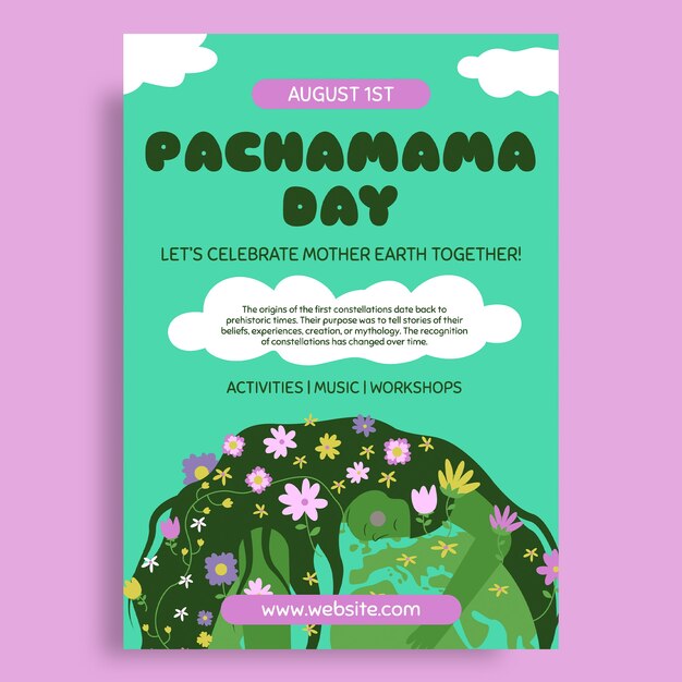 Creative pachamama poster