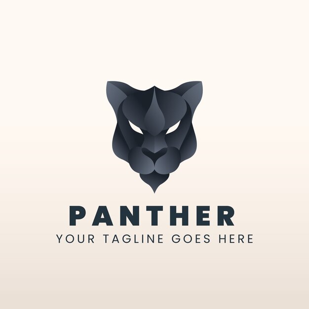 Creative panther logo template