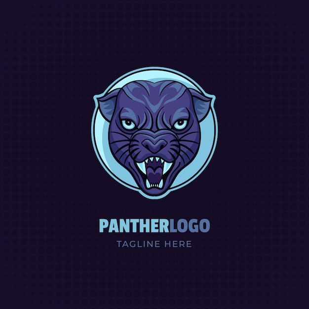 Creative panther logo template