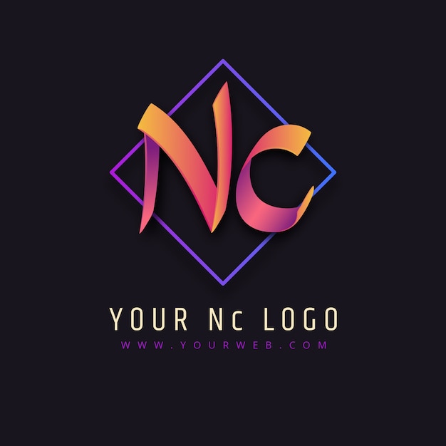 Creative professional cn logo template