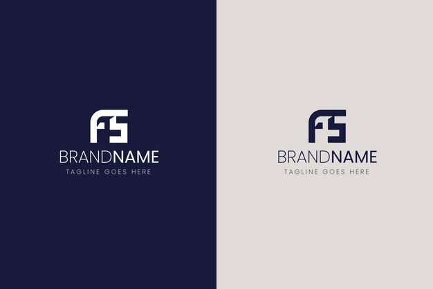 Creative professional sf logo template