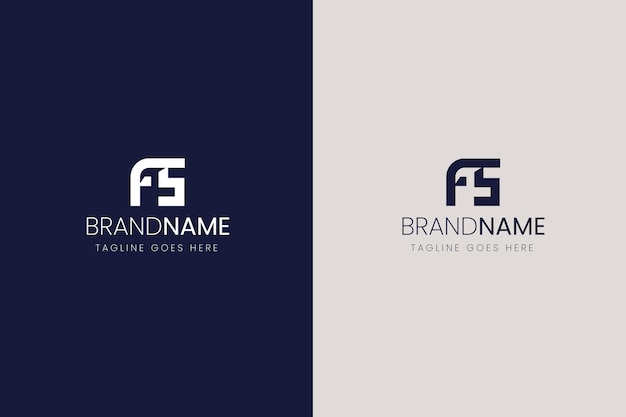 Creative professional sf logo template