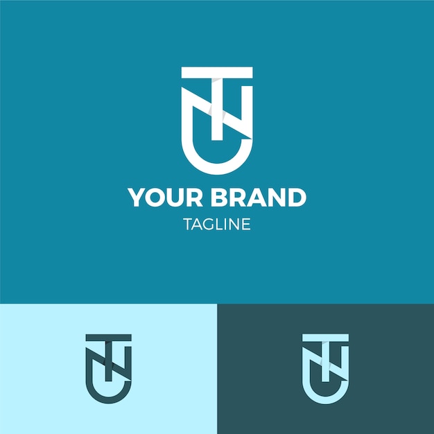 Free vector creative professional tn logo template