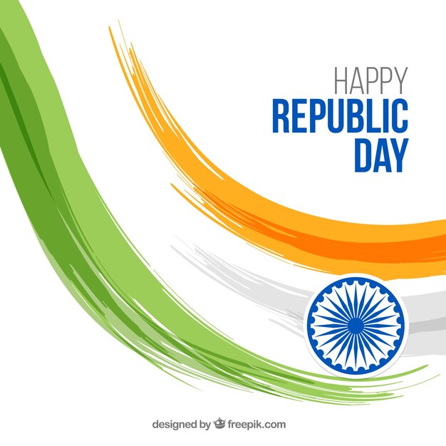 Creative republic day design