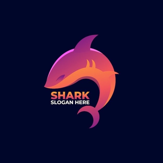 Creative shark logo template