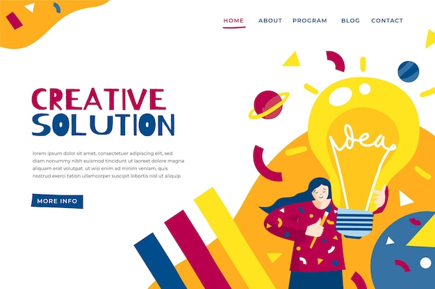 Creative solutions web template