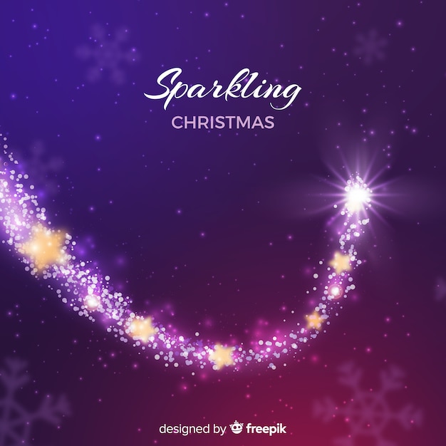 Creative sparkling christmas background