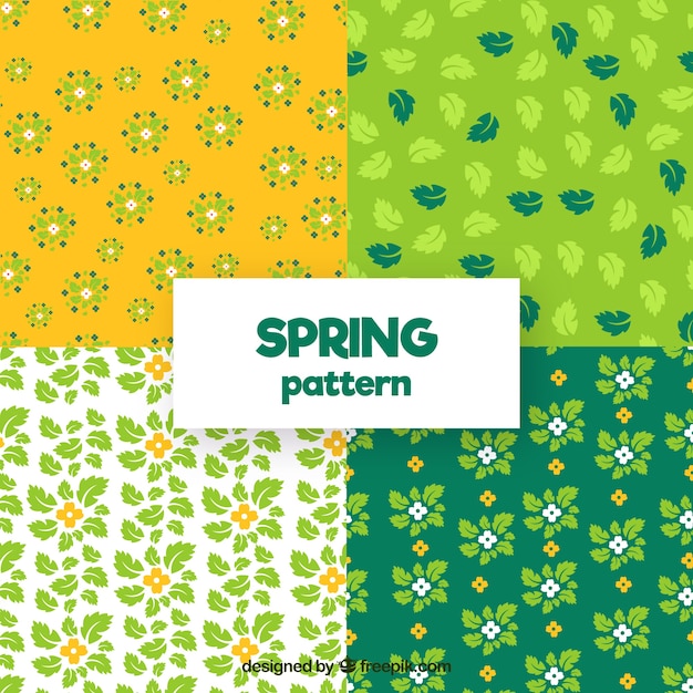 Creative spring pattern collection