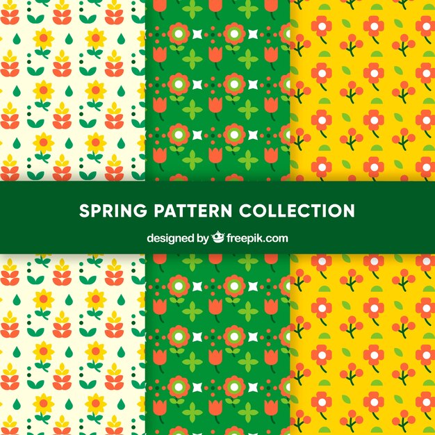 Creative spring pattern pack