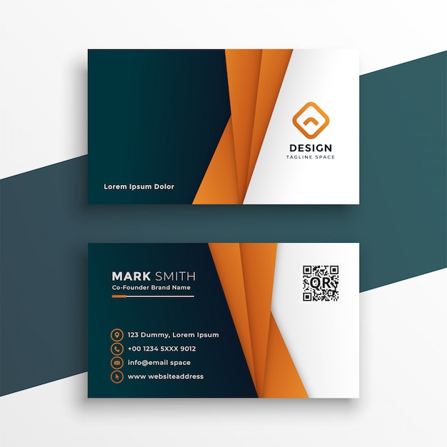 Creative visit card modern template 