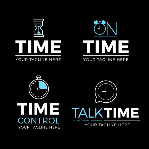 Creative watch logo templates