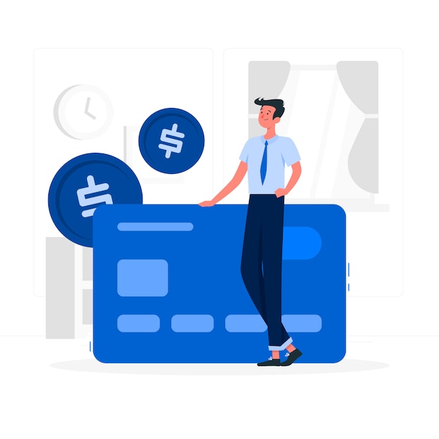 Credit card concept illustration