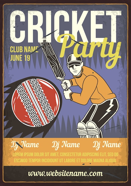 Cricket party